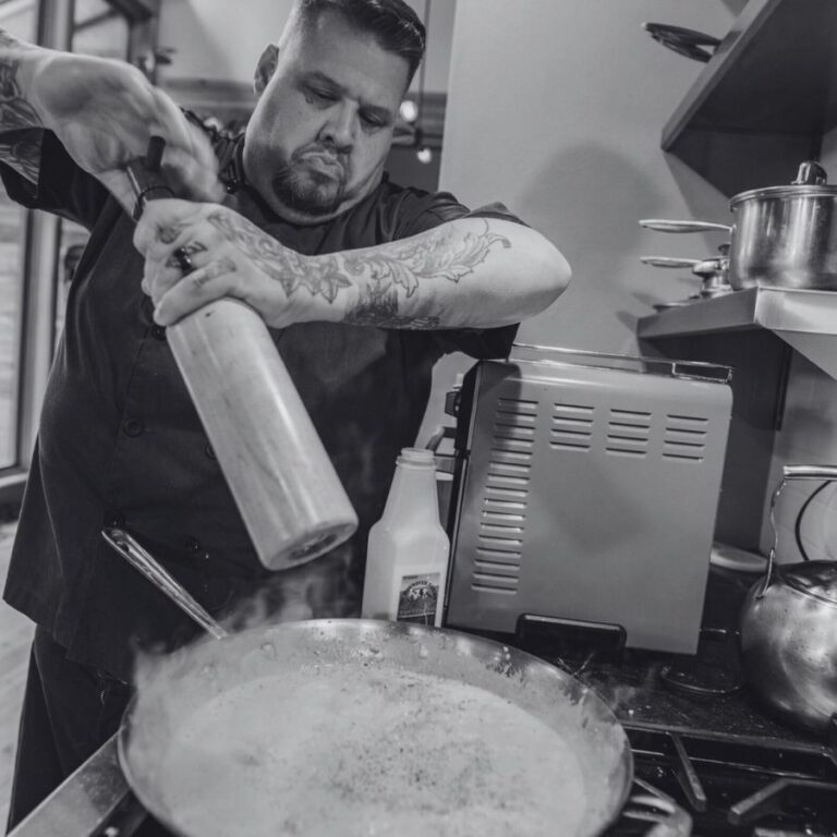 Chef Steve in Kitchen